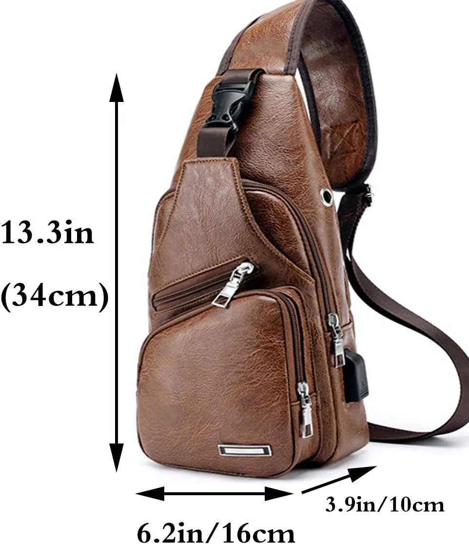 Sling Bags Chest Shoulder Crossbody Messenger Hiking Multipurpose Daypack Backpack