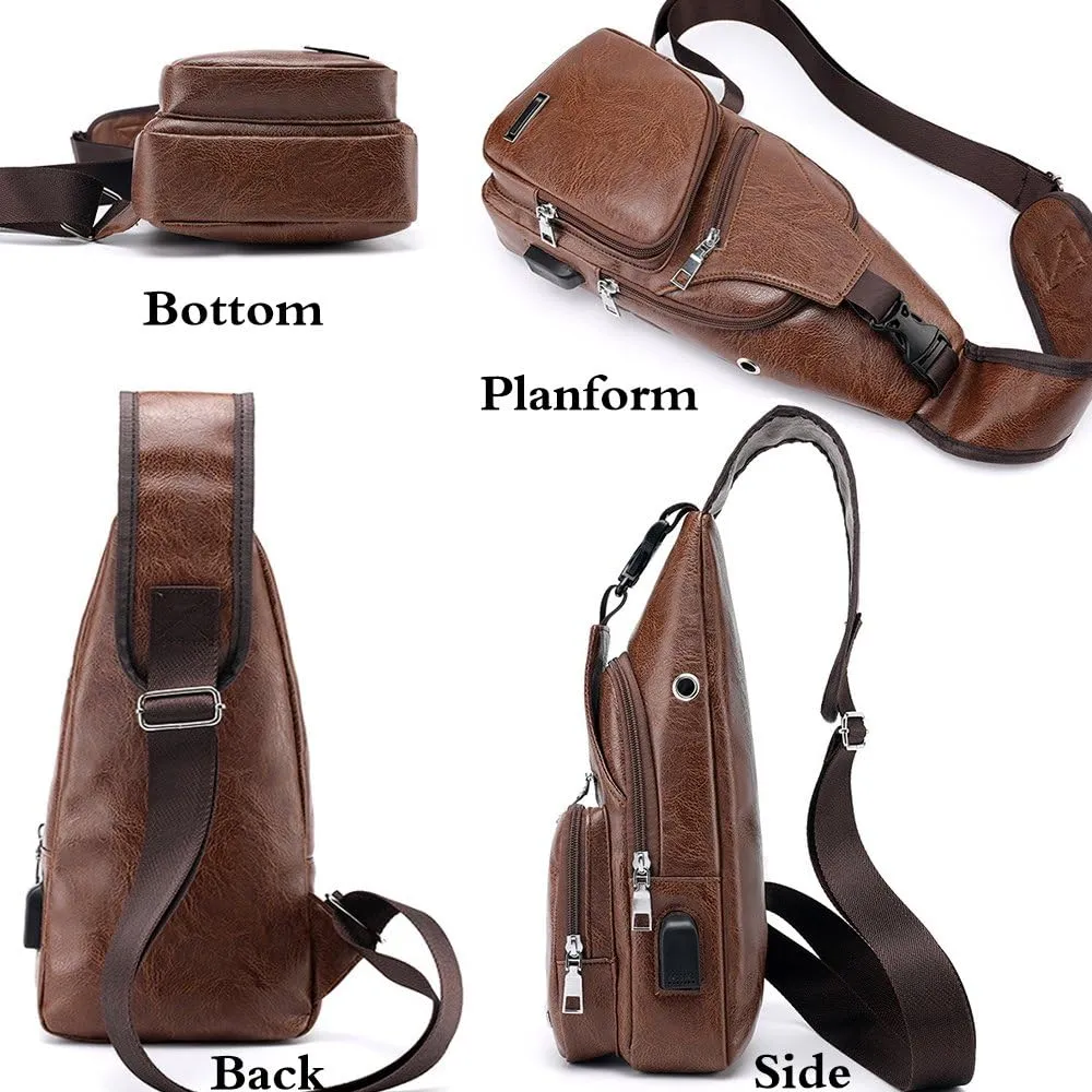 Sling Bags Chest Shoulder Crossbody Messenger Hiking Multipurpose Daypack Backpack