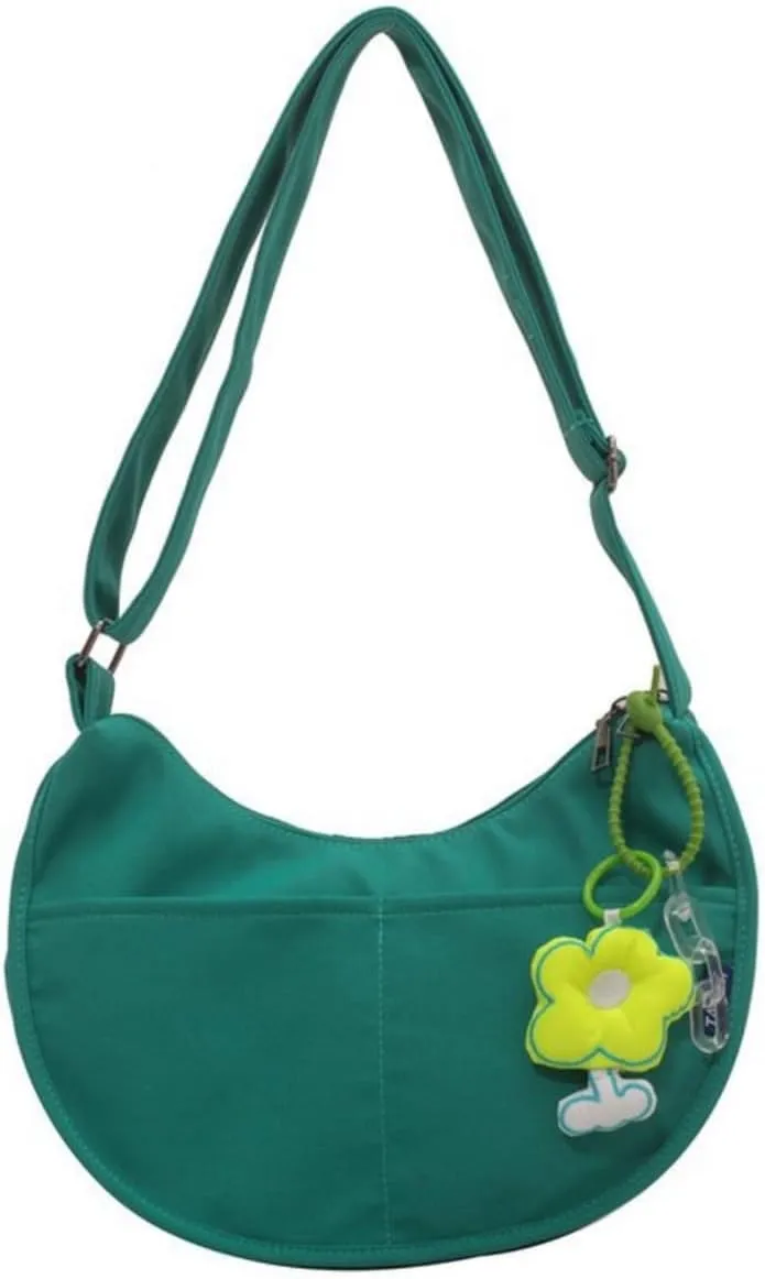 Small Crossbody Bag for Women Sling Bag Aesthetic Bag Purse with Kawaii Flower