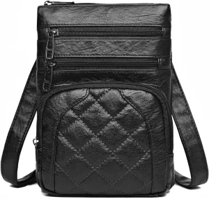 Small Crossbody Cell Phone Purse for Women, Mini Pu Leather Crossbody bag Wallet Pouch Shoulder Bag