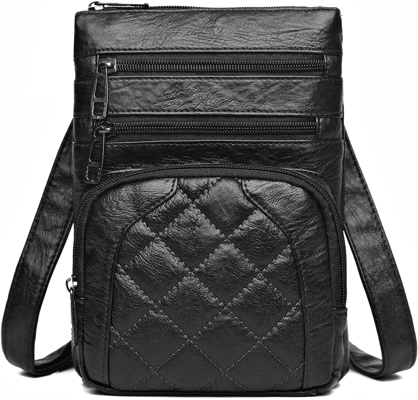 Small Crossbody Cell Phone Purse for Women, Mini Pu Leather Crossbody bag Wallet Pouch Shoulder Bag