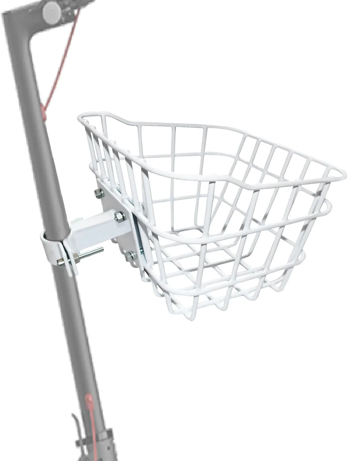 Small Front Basket for Scooters & Electric Bikes - Rust-Resistant with Fixed Holder - 50LB Capacity Fits Kids’ Bicycles, Tricycles & Knee Scooters