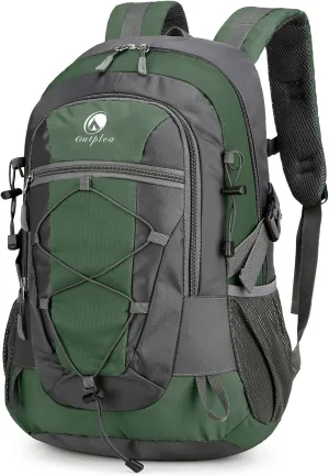 Small Hiking Backpack, 25L Hiking Bag, Lightweight Backpack, Waterproof Day Pack, Outdoor Daypack for Men Women, Green