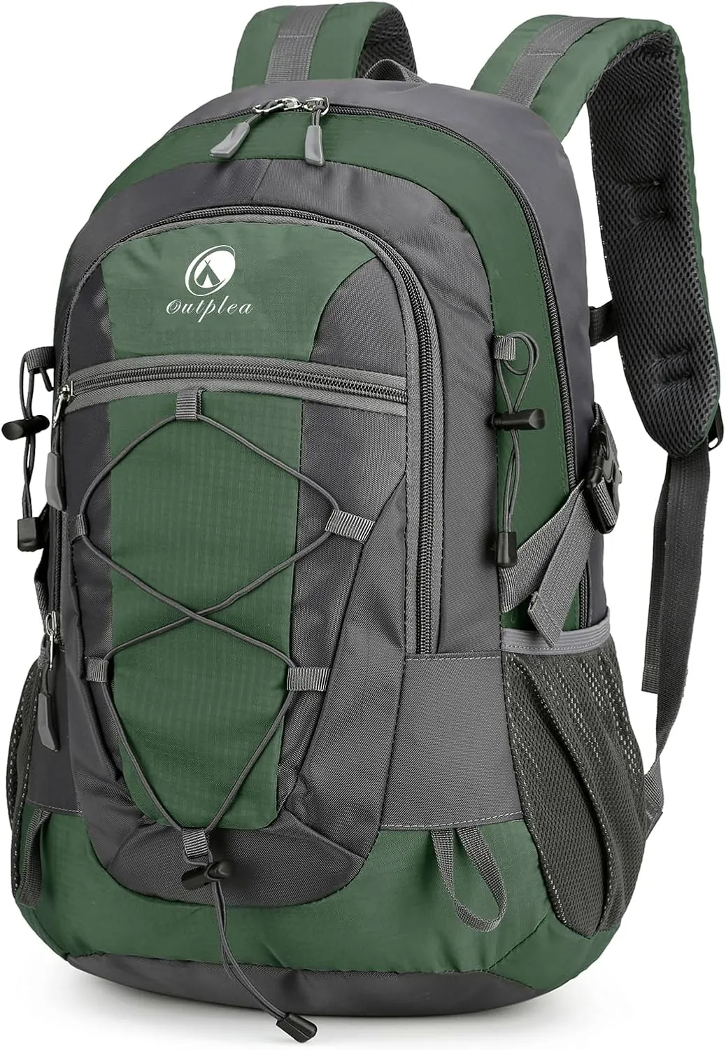 Small Hiking Backpack, 25L Hiking Bag, Lightweight Backpack, Waterproof Day Pack, Outdoor Daypack for Men Women, Green