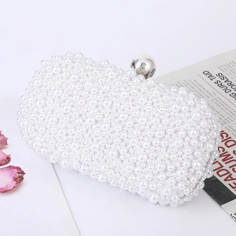 Soft Lock Pearl Evening Bag Chic Crossbody