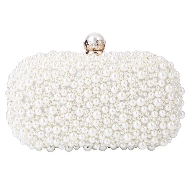 Soft Lock Pearl Evening Bag Chic Crossbody