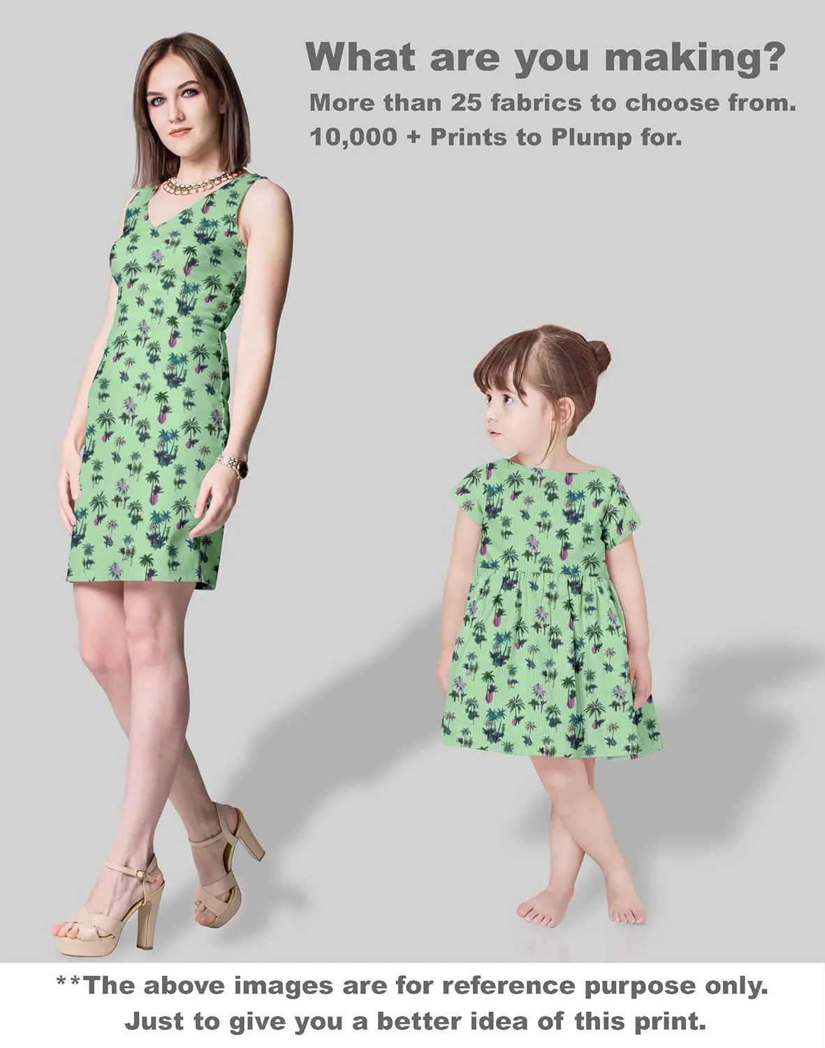 Soimoi Silky Satin Fabric Material, 1 Yard - 42" Inch Width, Green - Leaves Print - Soft Shiny Fabric for Dress, Pillowcases, Pajamas, Evening Dress, DIY