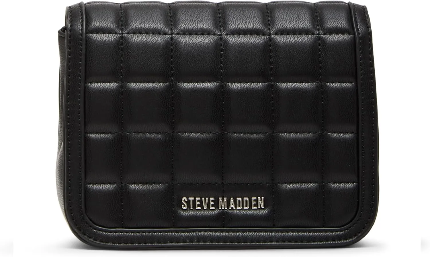 Steve Madden Carla Mixed Quilt Flap Crossbody