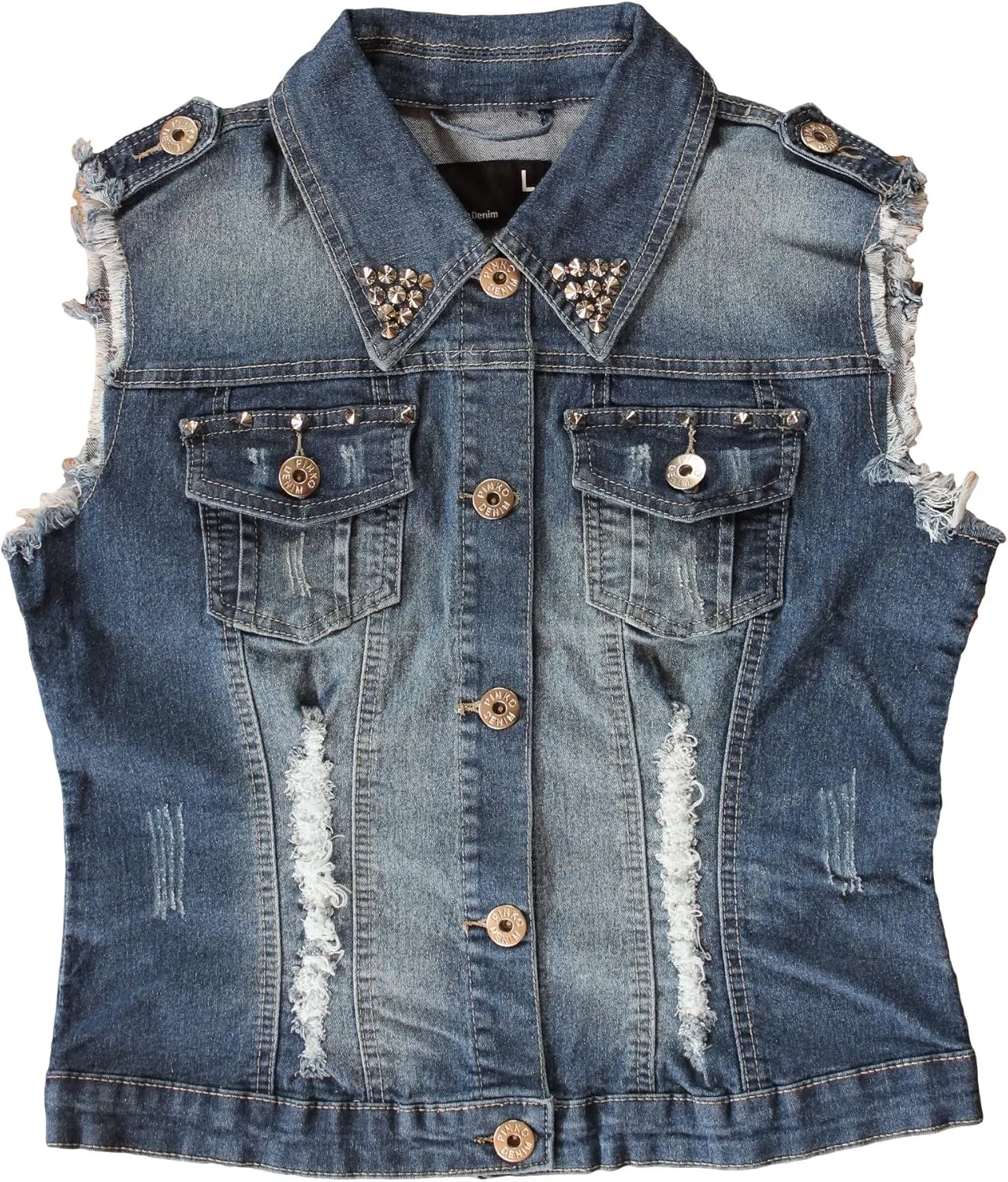 Studs Color and Pkt Flap (s) Blue