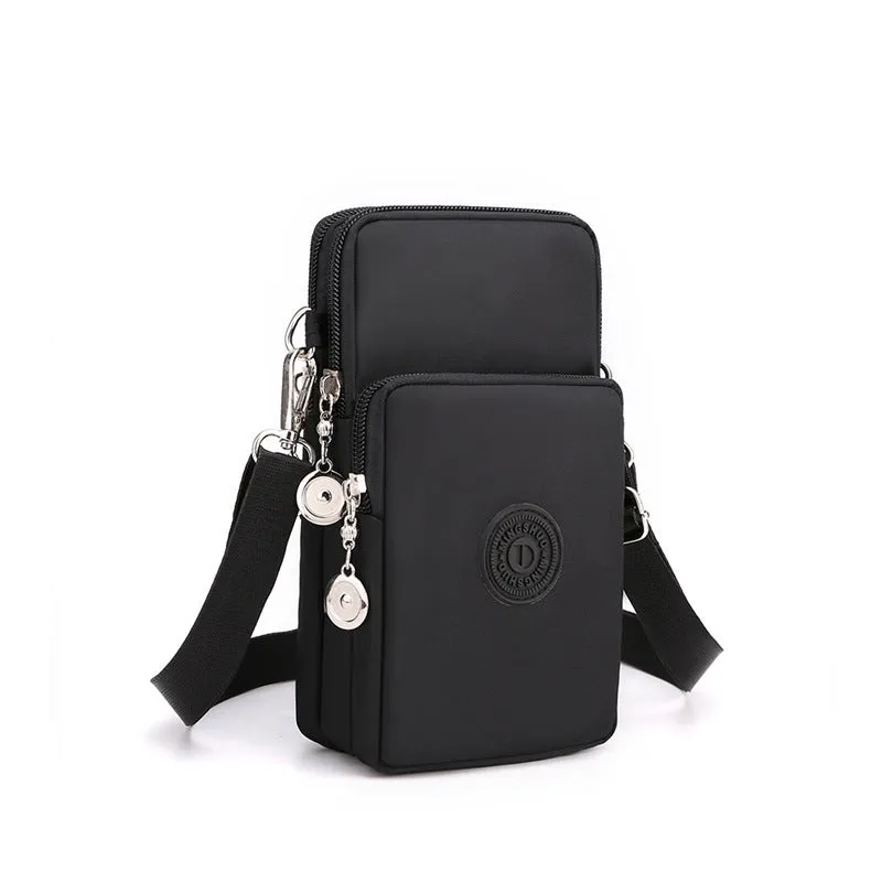 Stylish Female Oxford Cloth Vertical Mini Phone Bags