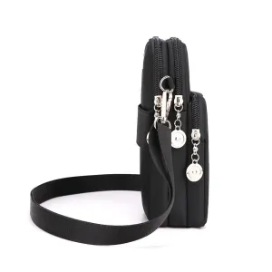 Stylish Female Oxford Cloth Vertical Mini Phone Bags