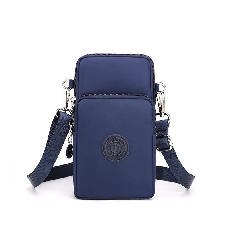 Stylish Female Oxford Cloth Vertical Mini Phone Bags