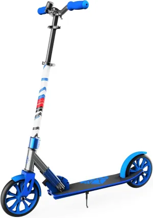 Swagtron K8 Titan Folding Commuter Kick Scooter for Adults & Teens, Height-Adjustable, ABEC-9 Wheel Bearings