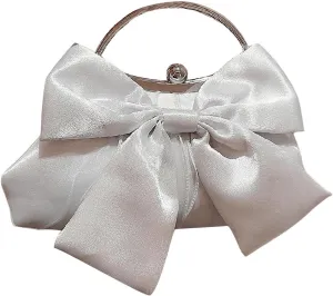 SweatyRocks Women's Cute Bow Decor Clutch Purse Evening Handbag Prom Crossbody Bags