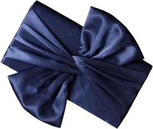 SweatyRocks Women's Satin Evening Bag Bow Clutch Purse Formal Party Handbag