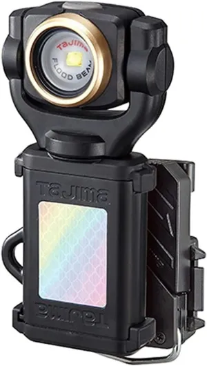 Tajima Grati-Lite Work Light - Standard Detachable LED Light with 350 Lumen Flood Beam and Belt Holder - LE-SF352D