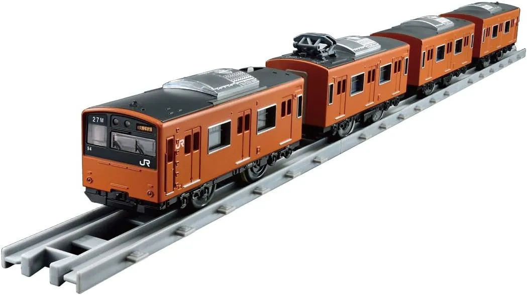 Takara Tomy Plarail Real Class 201 Series Commuter Train (JR West Japan Orange)