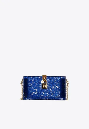 Taormina Lace Plexiglass Clutch Bag