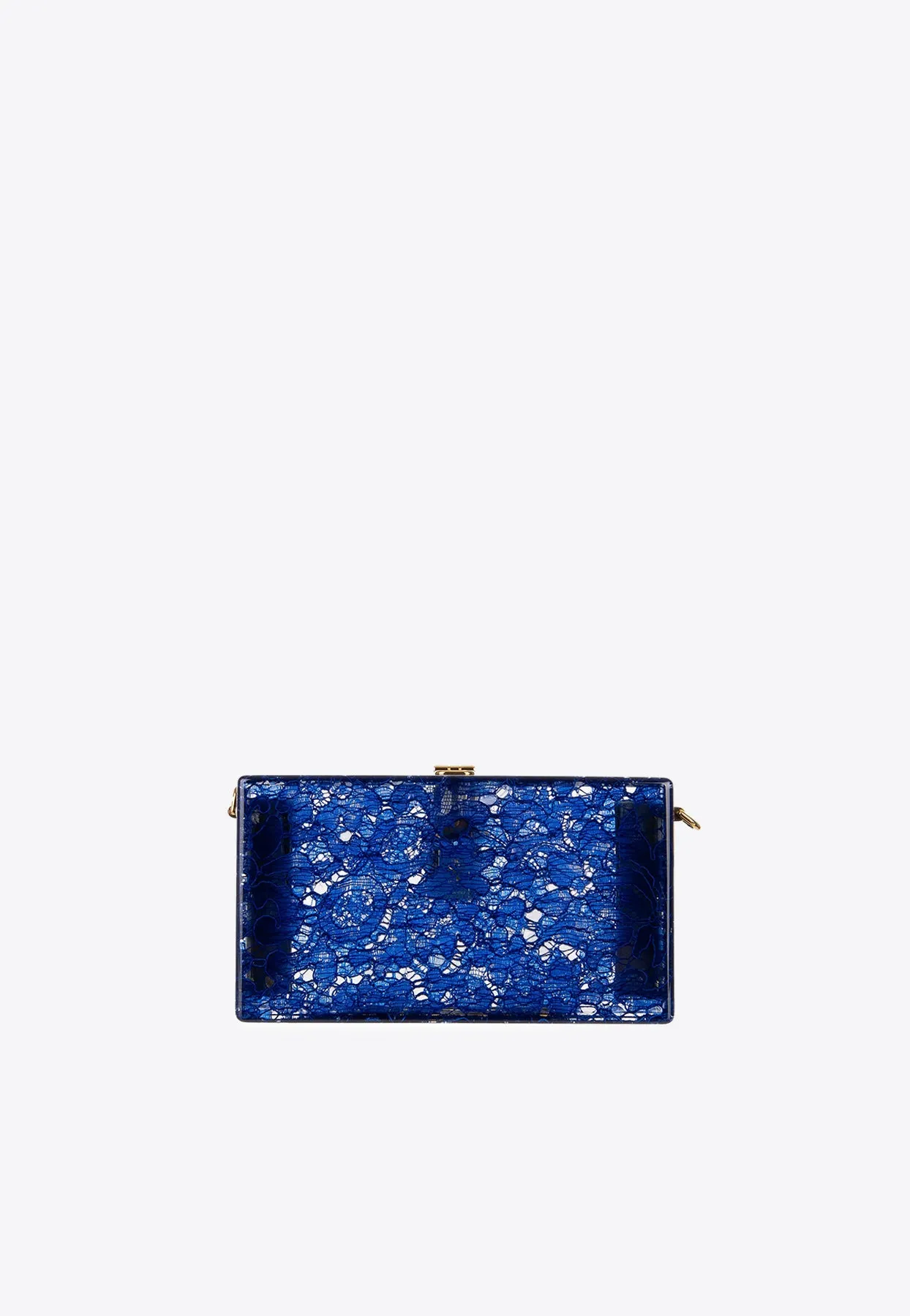 Taormina Lace Plexiglass Clutch Bag