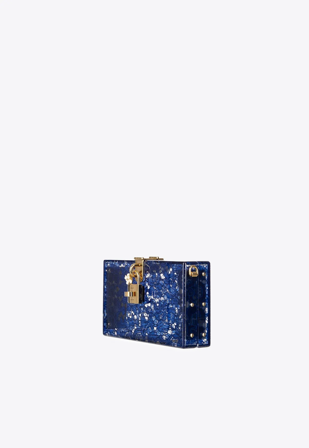 Taormina Lace Plexiglass Clutch Bag
