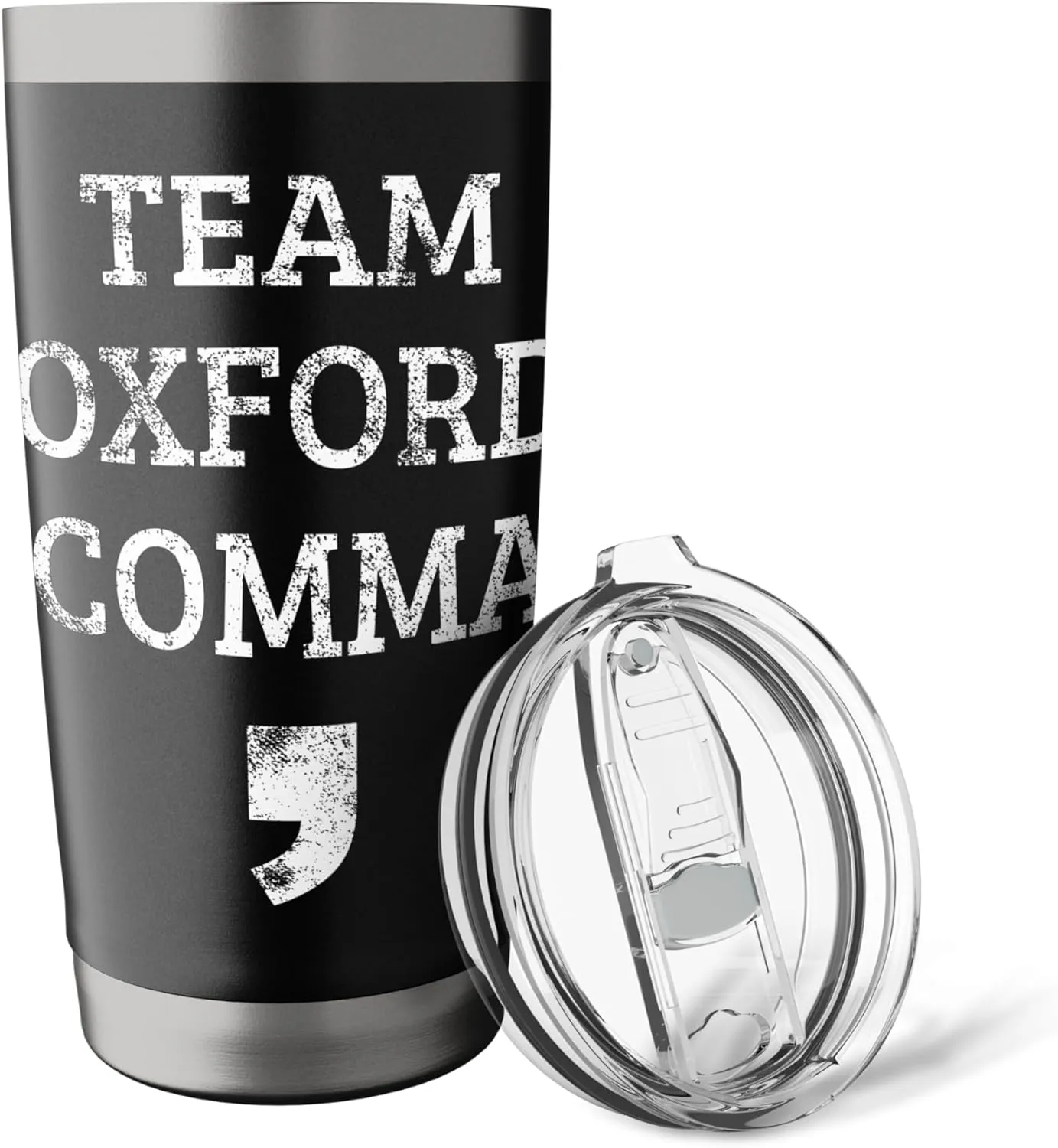 Team Oxford Comma, Stainless Steel Insulated Tumbler