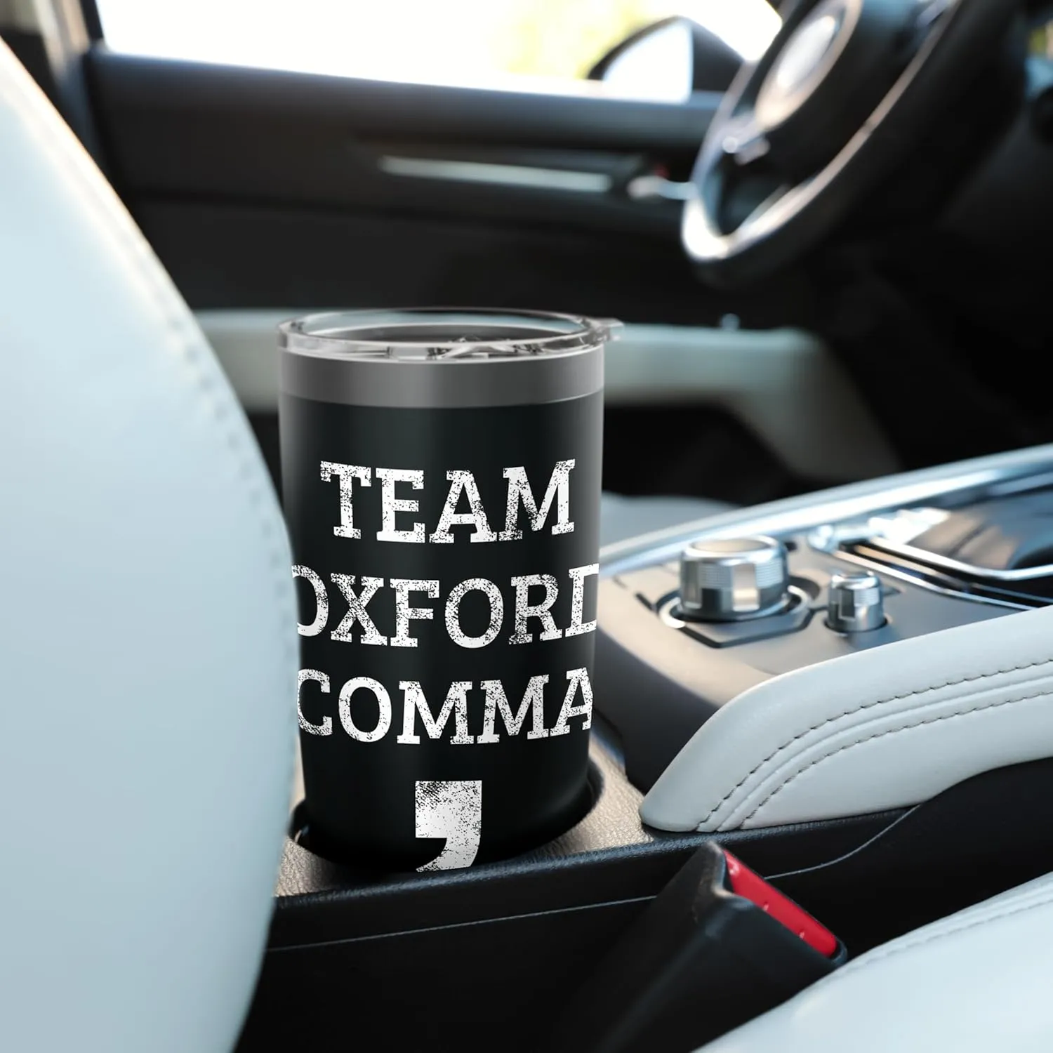 Team Oxford Comma, Stainless Steel Insulated Tumbler