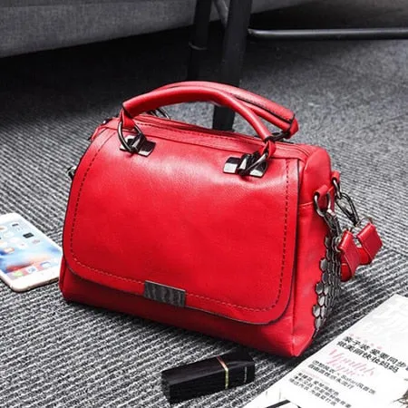Technologically advanced Minimalist PU Leather Soft Fashion Handbag