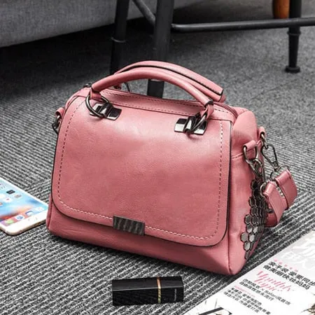 Technologically advanced Minimalist PU Leather Soft Fashion Handbag