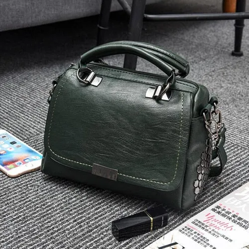 Technologically advanced Minimalist PU Leather Soft Fashion Handbag