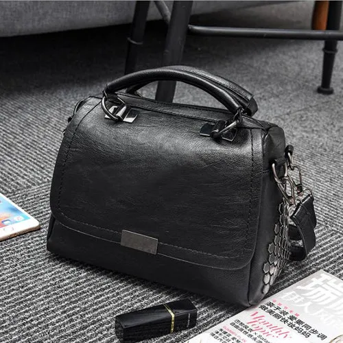 Technologically advanced Minimalist PU Leather Soft Fashion Handbag