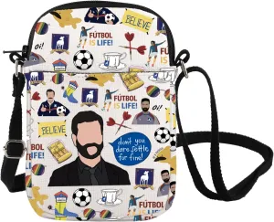 Ted TV Show Inspired Gift Don't You Dare Settle for Fine Roy Kent Crossbody Bag Roy Kent Quote Shoulder Bag Soccer Gift