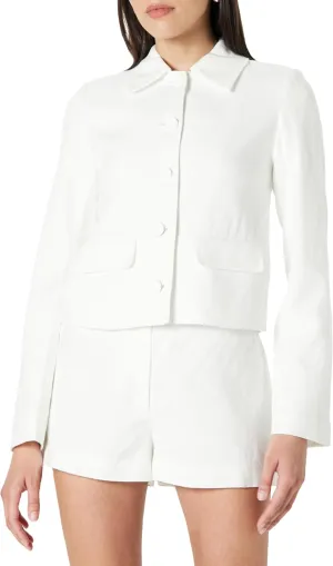 The Drop Women's Myra Suiting Jacket with Flap Pockets