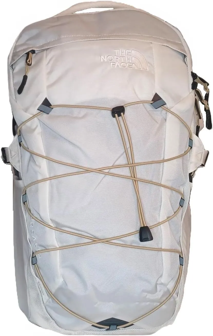 THE NORTH FACE TNF Unisex Borealis Commuter Laptop Backpack (Gardenia White/Khaki Stone, One Size)