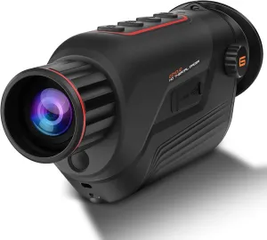 Thermal Monocular Night Vision, 25mm Focal Lens Thermal Imaging Monoscope 384x288 (50 Hz) Night Vision Goggles Thermal Scopes for Hunting