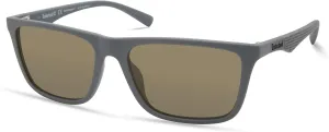 Timberland Men's TBA9264 Polarized Rectangular Sunglasses
