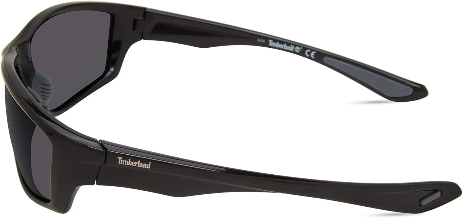 Timberland Men's TBA9272 Polarized Rectangular Sunglasses