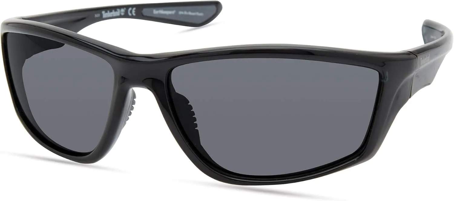 Timberland Men's TBA9272 Polarized Rectangular Sunglasses