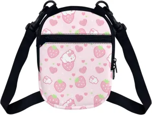 TODIYADDU Women Sling Bag Crossbody Phone Bag Mini Shoulder Bag with Adjustable Strap Mini Messenger Bag for Cell Phone Gifts