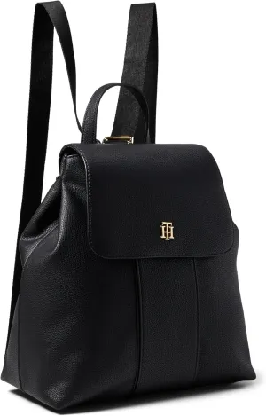Tommy Hilfiger Chloe II Flap Backpack Black One Size