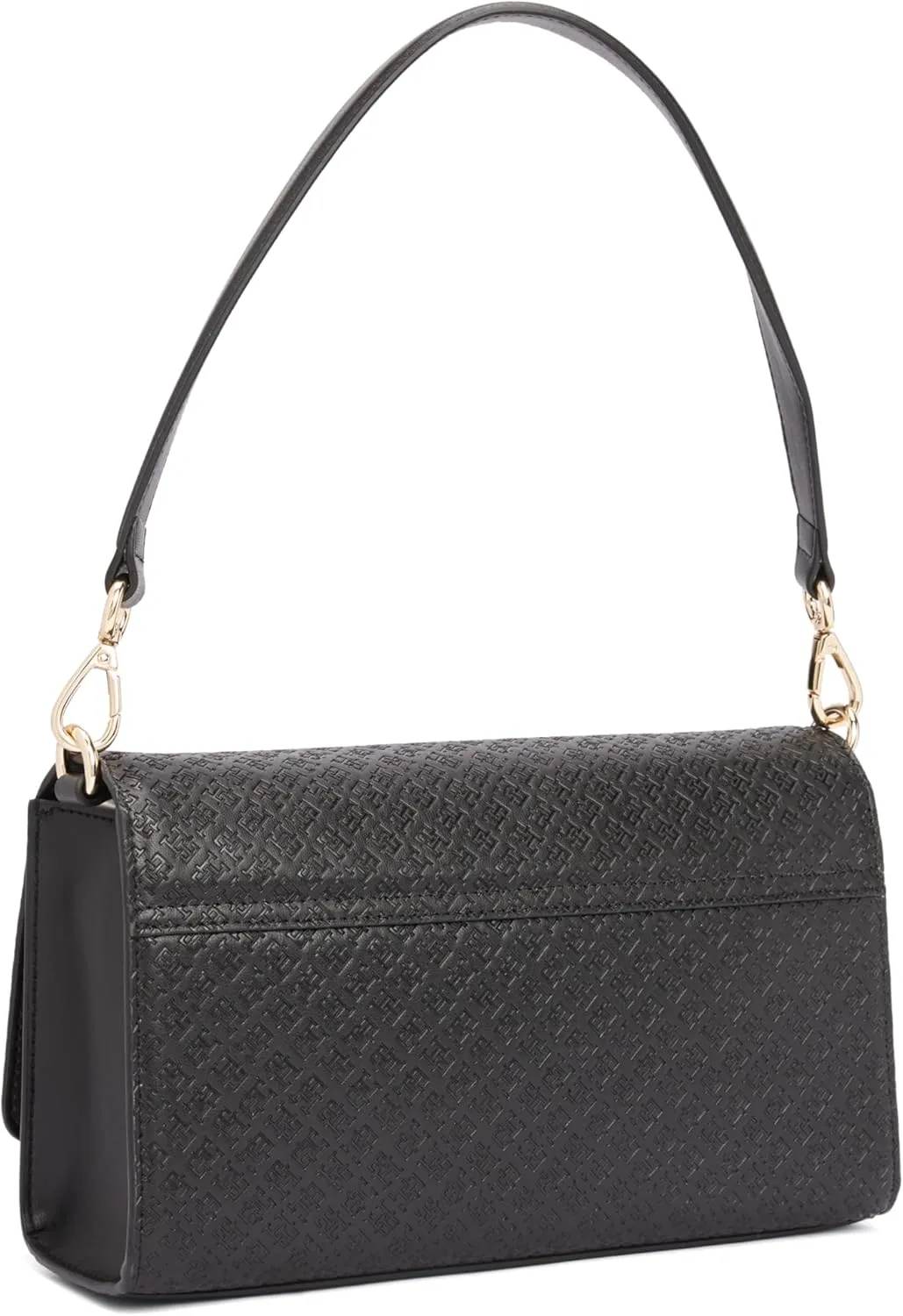 Tommy Hilfiger Monogram Shoulder Bag with Removable Crossbody Strap