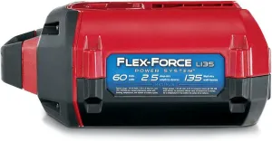 Toro Flex-Force Power System 60-Volt Max 2.5 Ah Lithium-Ion L135 Battery