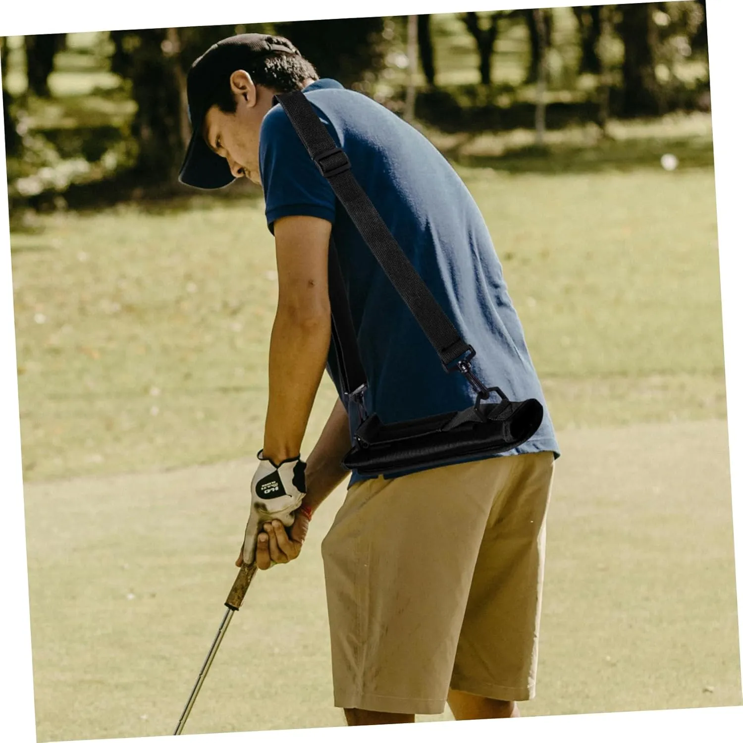 Toyvian Golf Club Bag Portable for Carry Straps Shoulder Waterproof Golf Ranges Bag Golf Bag Men Covers Light
