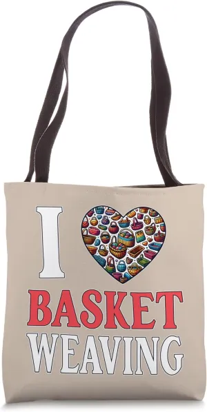 Traditional Basket Weaving Design for Weaving Enthusiasts Tote Bag