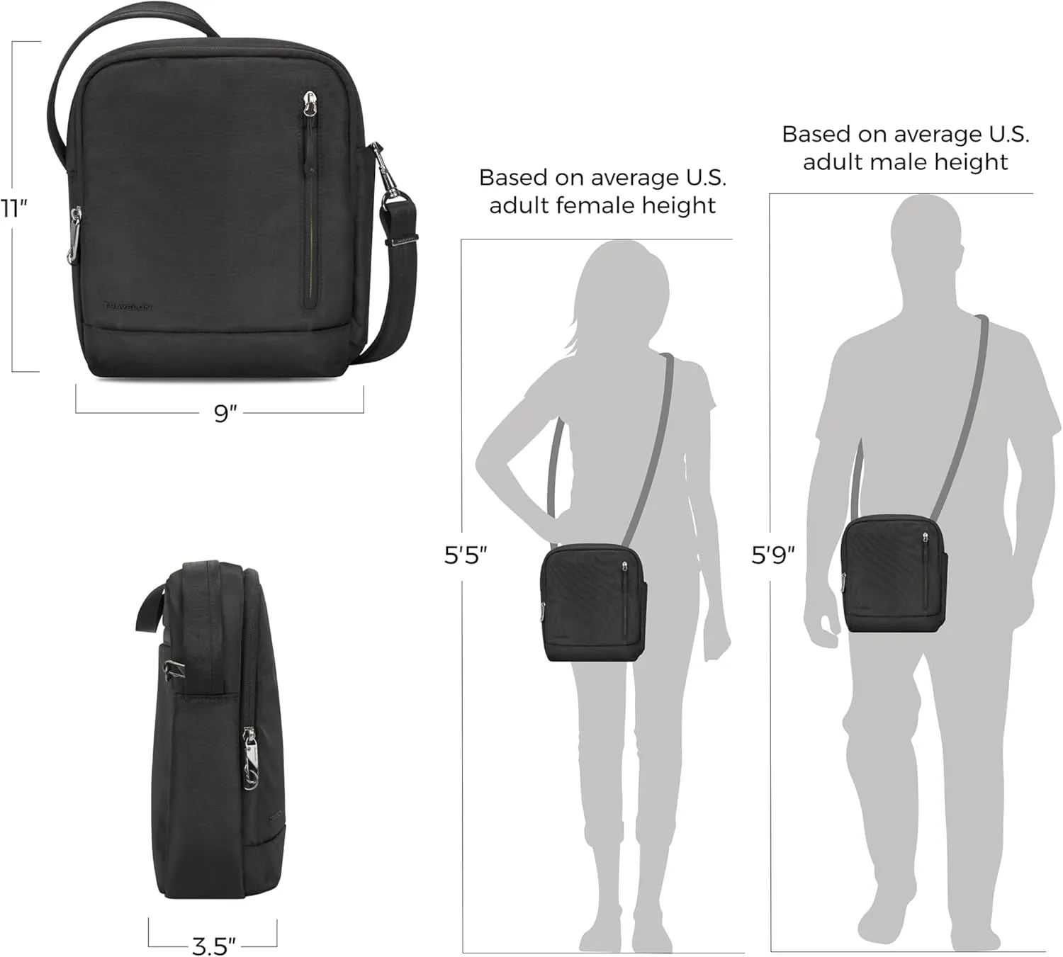 Travelon Anti Theft Urban Tour Bag