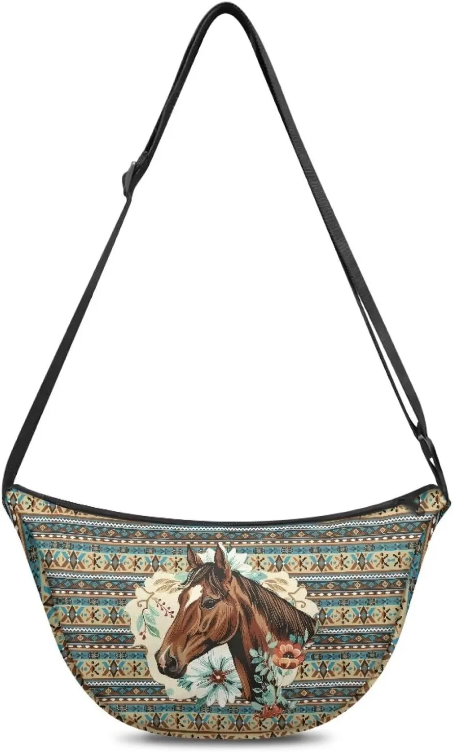 Trendy Crescent Crossbody Bag for Women Men Classic Sling Dumpling Bag Small Casual Handbag Travel Work Fanny Pack
