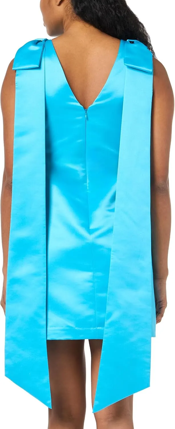 Trina Turk Women's Satin Bow Shoulder Cocktail Dress
