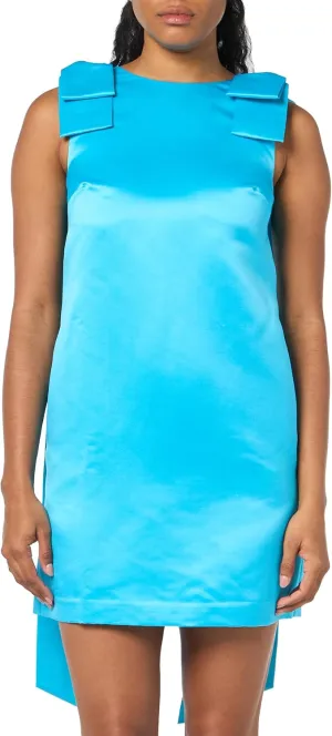 Trina Turk Women's Satin Bow Shoulder Cocktail Dress