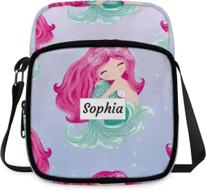 TropicalLife Personalized Crossbody Bag for Women Men Custom Name Messenger Bags