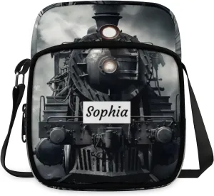 TropicalLife Personalized Crossbody Bag for Women Men Custom Name Messenger Bags