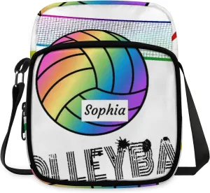 TropicalLife Personalized Crossbody Bag for Women Men Custom Name Messenger Bags